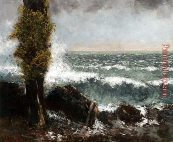 Gustave Courbet Marine, Le Peuplier